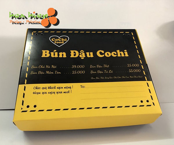In hộp thực phẩm