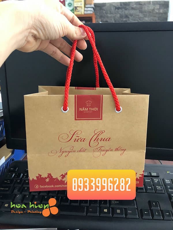 In túi giấy kraft giá rẻ
