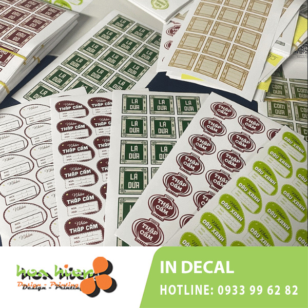 In decal giá rẻ tại TP.HCM - In Hòa Hiệp