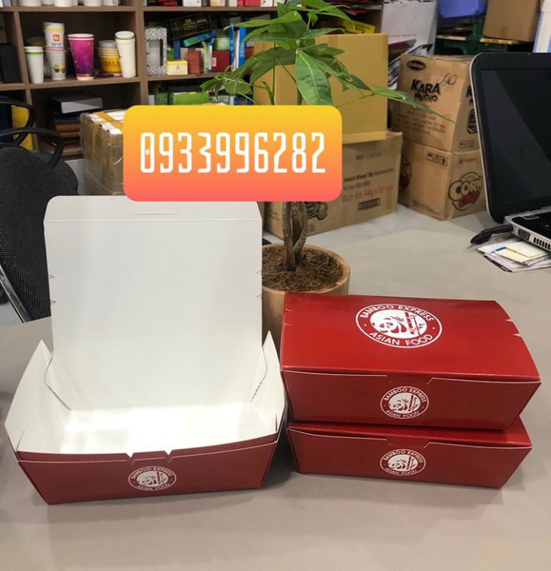 In hộp giấy thực phẩm