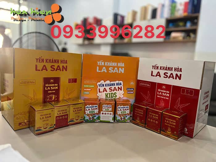 In hộp giấy đựng yến