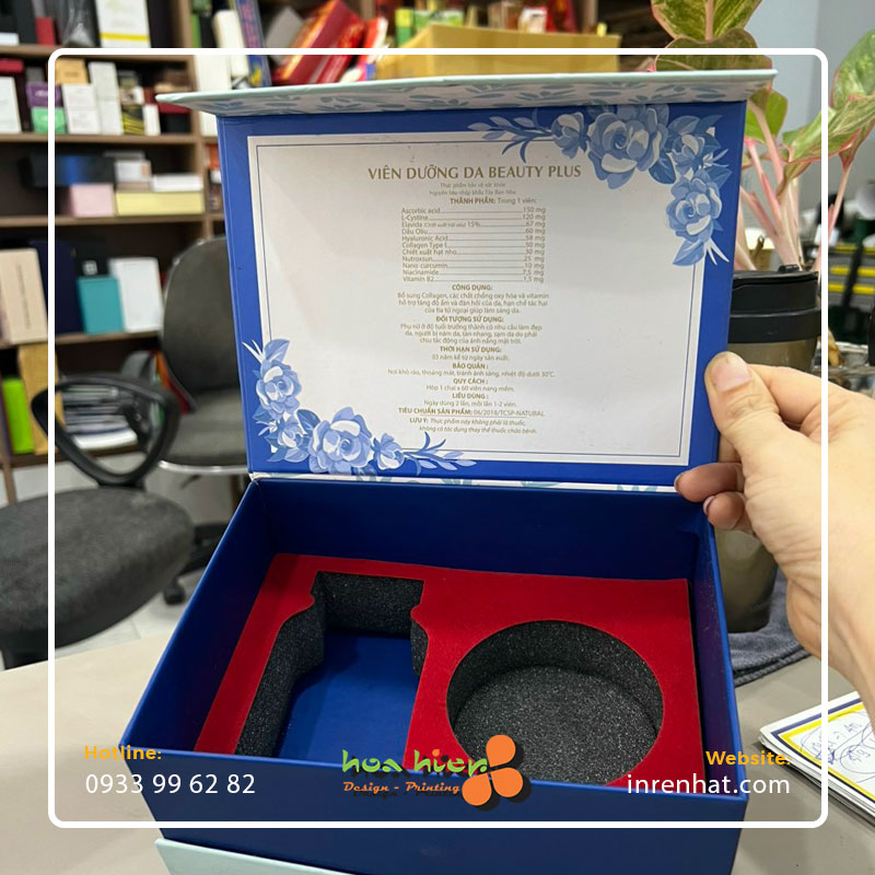 hộp cứng nắp nam châm