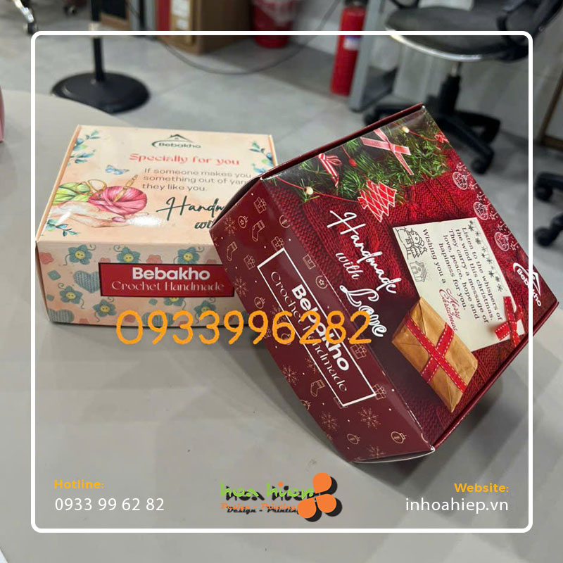 Hộp giấy đựng quà handmade