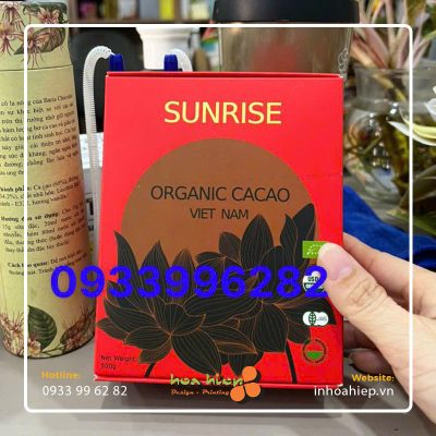 In hộp giấy đựng cacao
