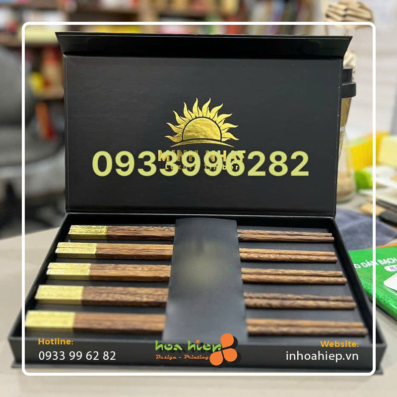 In hộp giấy đựng đũa