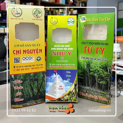 In hộp giấy đựng đũa đước