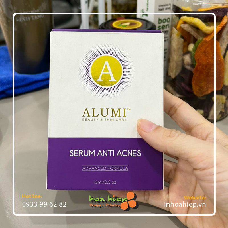 In hộp giấy nắp gài đựng mỹ phẩm