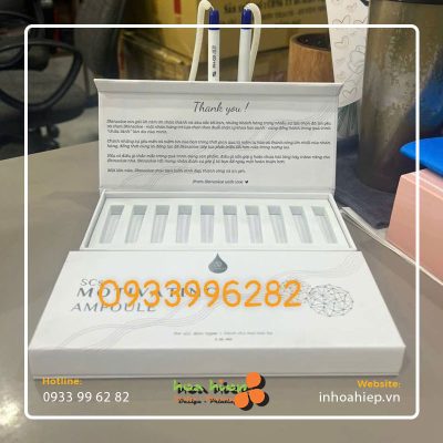 In hộp giấy cứng nắp nam châm đựng mỹ phẩm