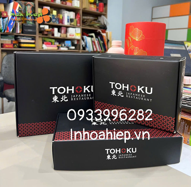 Hộp giấy đựng thực phẩm nhà hàng 