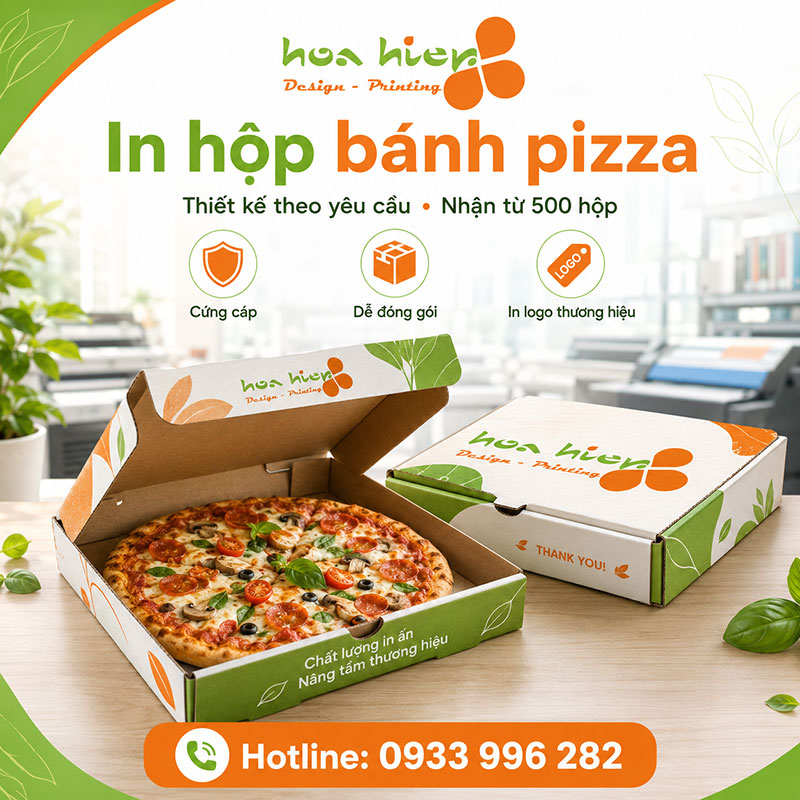 In hộp bánh pizza tại TPHCM