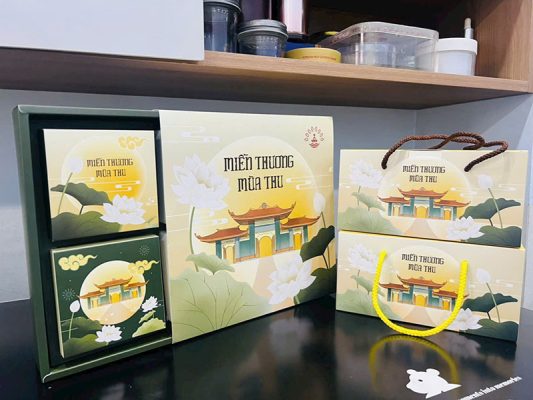 In hộp bánh trung thu tại xưởng In Hòa Hiệp