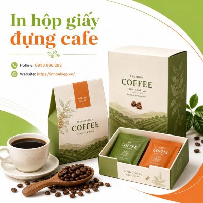 In hộp giấy đựng cà phê (cafe)