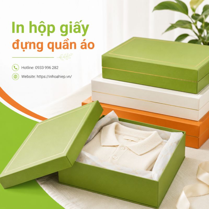 In hộp giấy đựng quần áo
