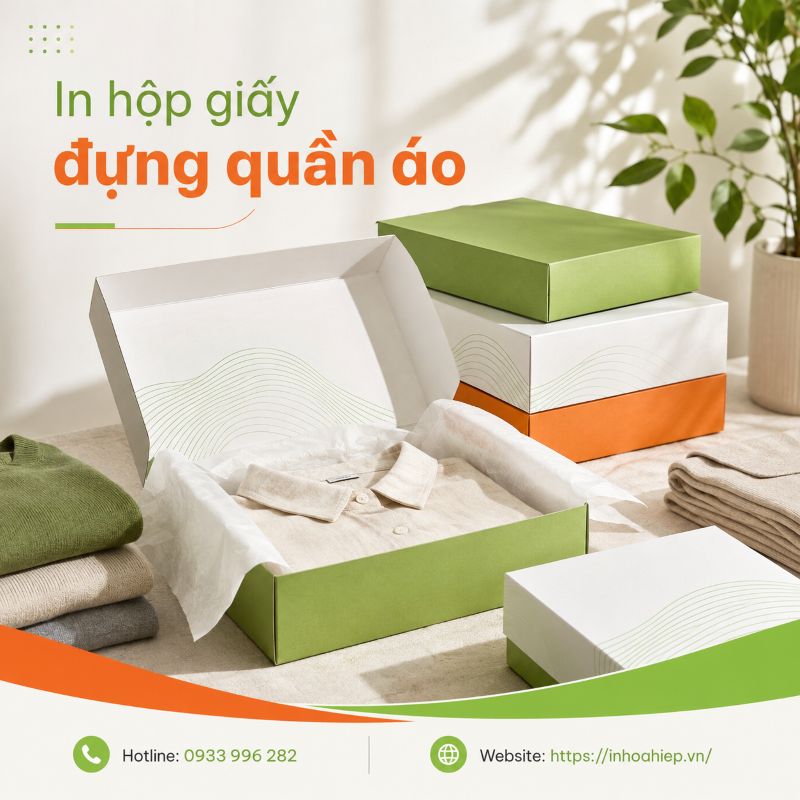 In hộp giấy đựng quần áo