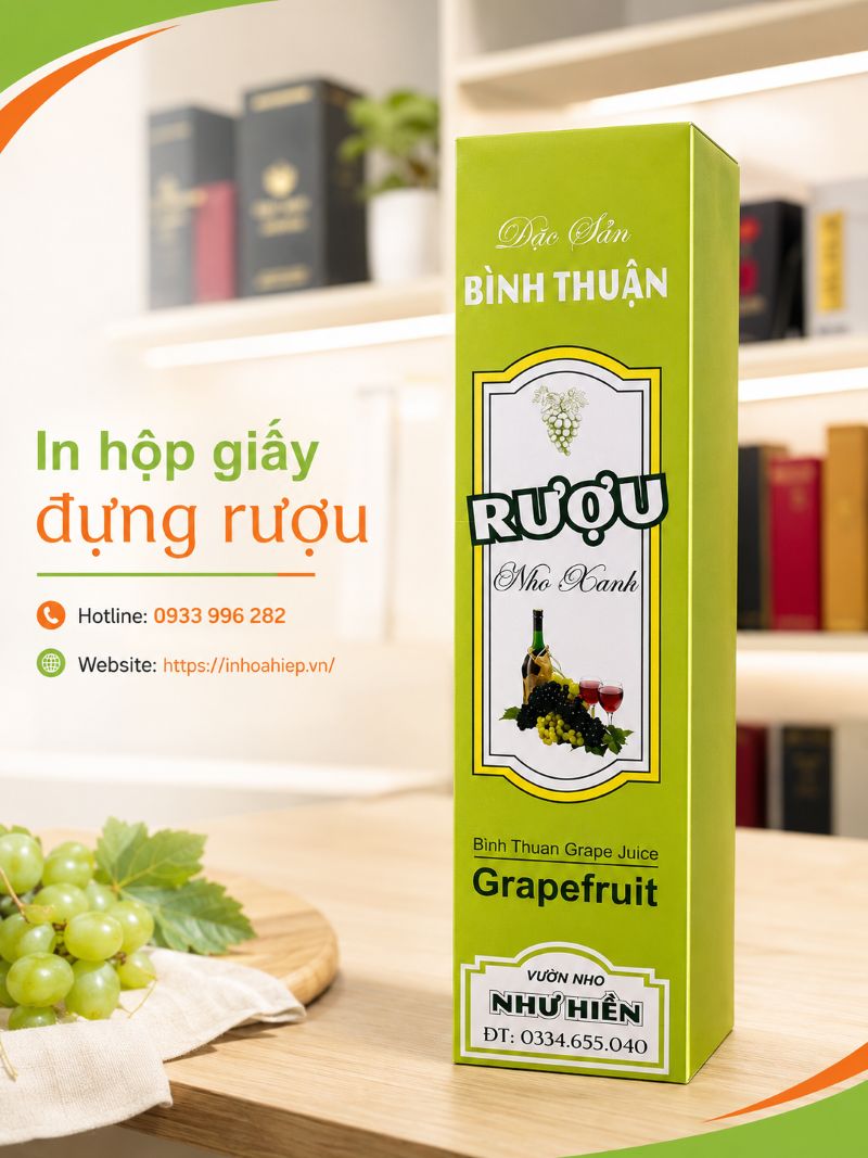 In hộp giấy đựng rượu tại TPHCM