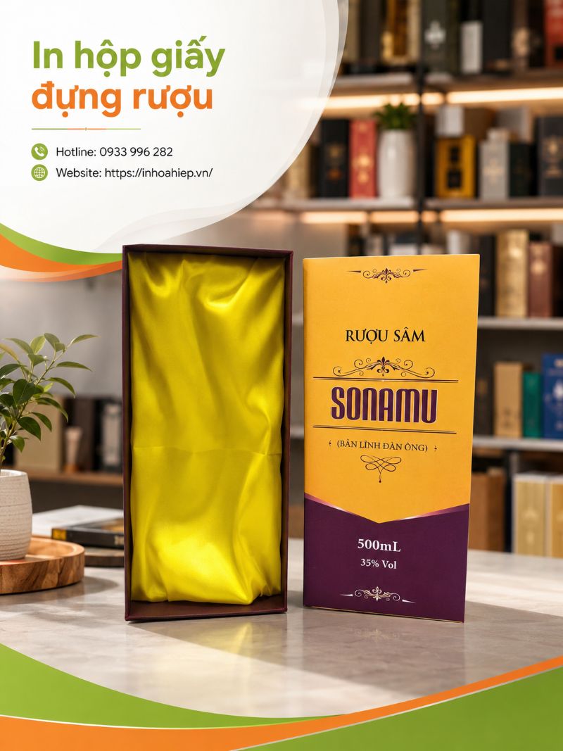 In hộp giấy đựng rượu tại TPHCM