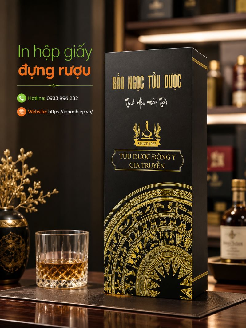 In hộp giấy đựng rượu tại TPHCM