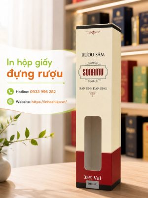 In hộp giấy đựng rượu tại TPHCM