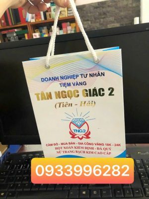 In túi giấy cho tiệm vàng