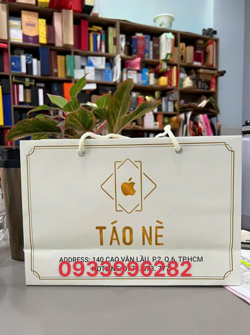 In túi giấy đựng điện thoại