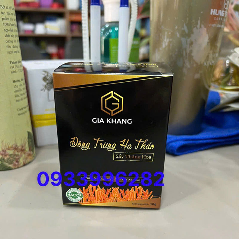 In hộp thực phẩm chức năng đông trùng hạ thảo
