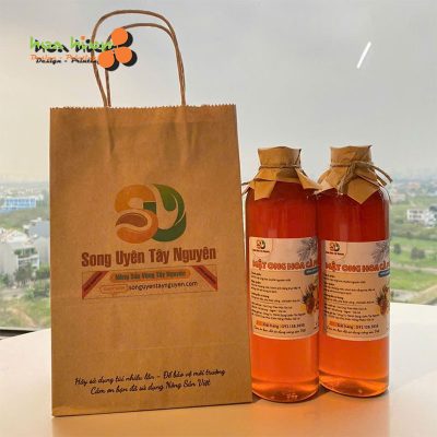 Túi giấy đựng chai mật ong – Bảo vệ sản phẩm, nâng tầm thương hiệu