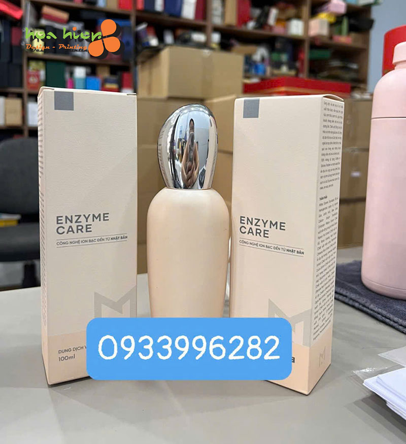 In hộp serum cao cấp giấy Ivory 350gsm chuẩn màu 98% - In Hòa Hiệp
