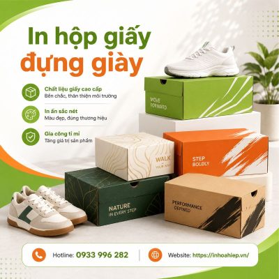 In hộp giấy đựng giày