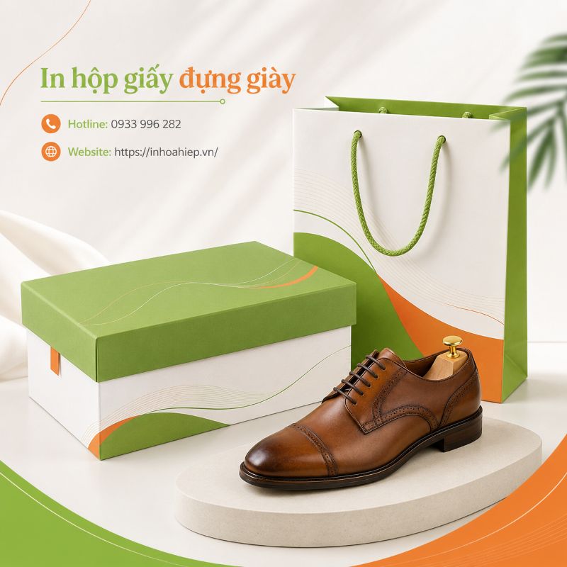 In hộp giấy đựng giày