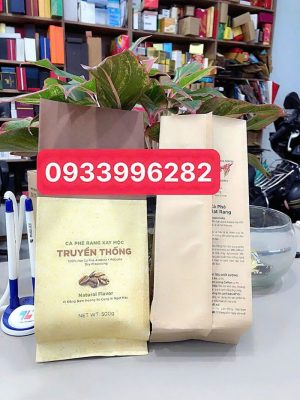 In túi giấy kraft đựng cà phê