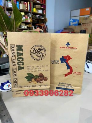 In túi giấy kraft đựng thực phẩm
