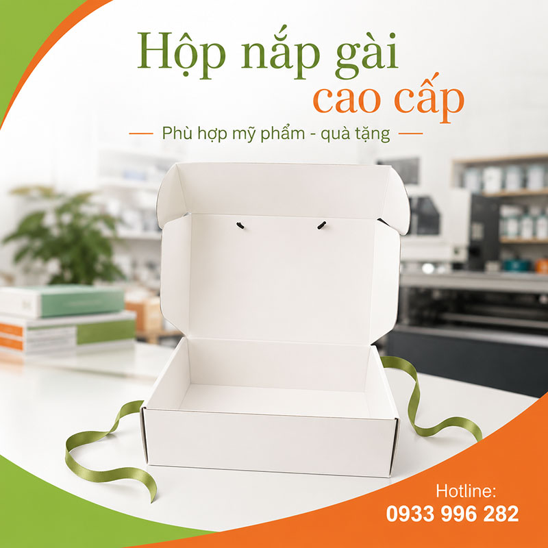 In hộp nắp gài cao cấp