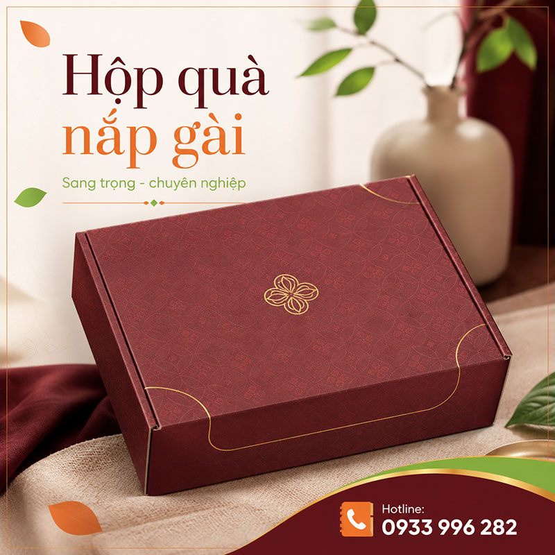 In hộp quà nắp gài