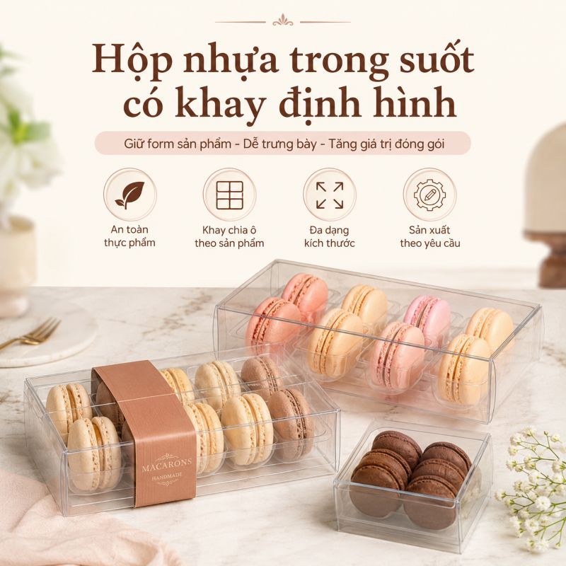 Hộp nhựa trong suốt có khay định hình
