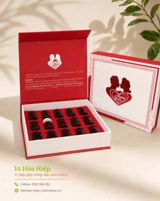 In hộp giấy cứng nắp nam châm