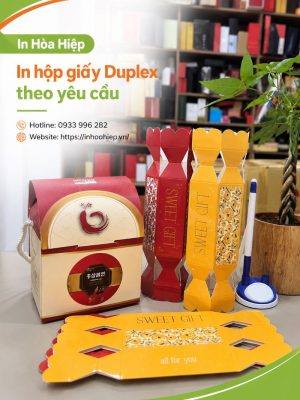 In hộp giấy Duplex theo yêu cầu tại TPHCM