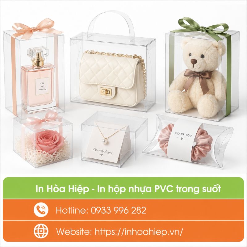 In hộp nhựa PVC trong suốt theo yêu cầu tại TPHCM