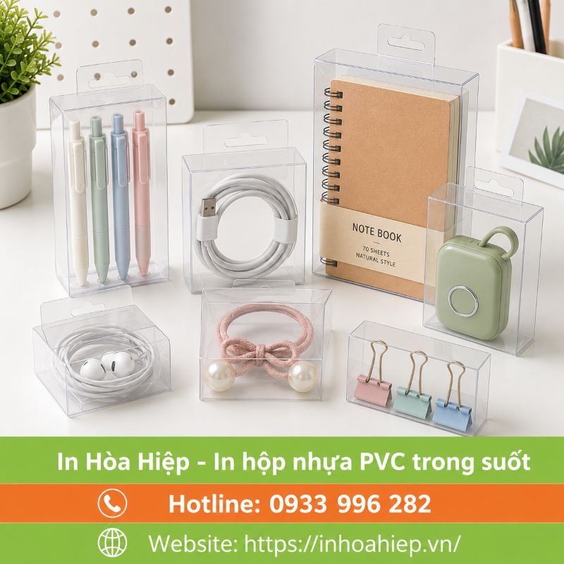 In hộp nhựa PVC trong suốt theo yêu cầu tại TPHCM