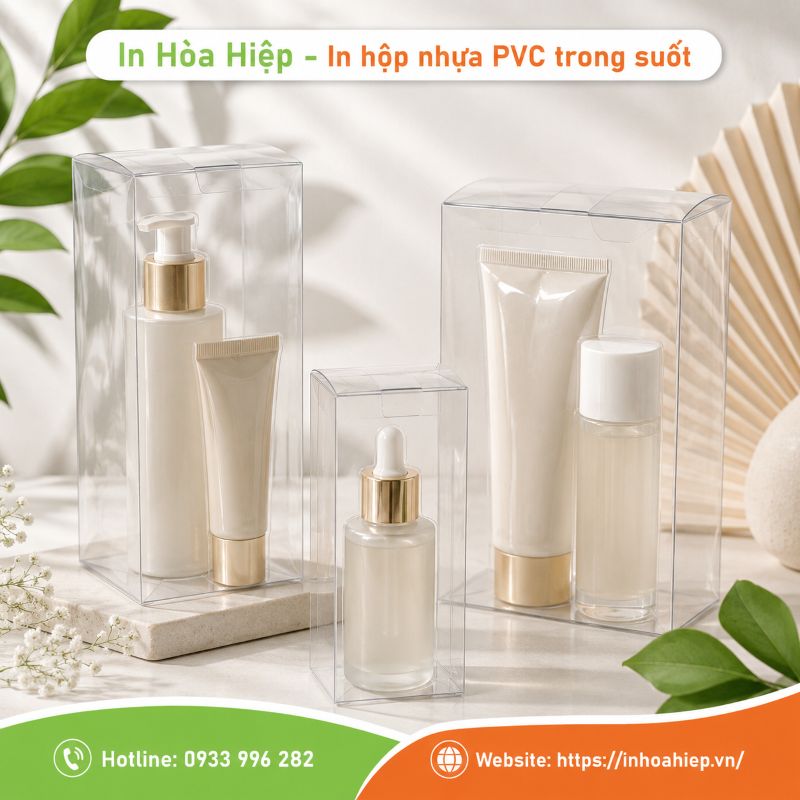 In hộp nhựa PVC trong suốt theo yêu cầu tại TPHCM
