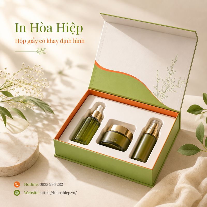 Hộp giấy có khay định hình