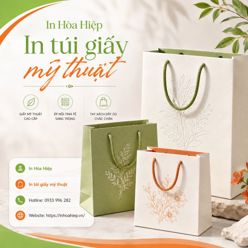 In túi giấy mỹ thuật cao cấp