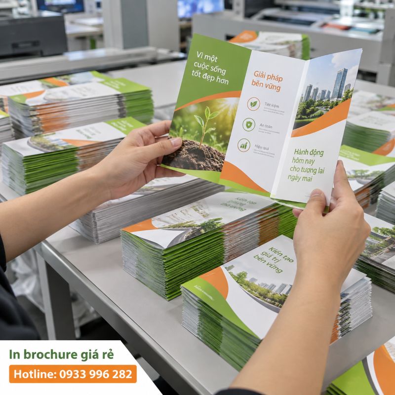 In tờ gấp brochure giá rẻ theo yêu cầu tại TPHCM