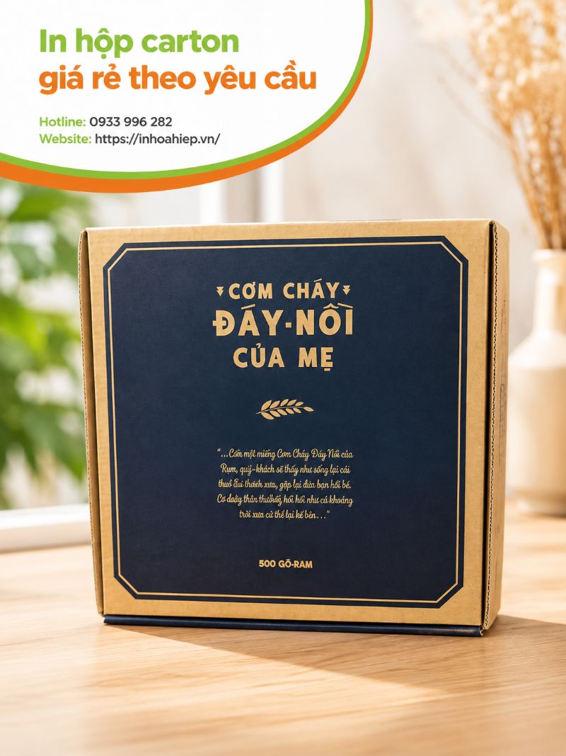 In hộp carton giá rẻ theo yêu cầu tại TP.HCM