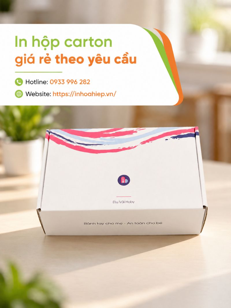In hộp carton giá rẻ theo yêu cầu tại TP.HCM