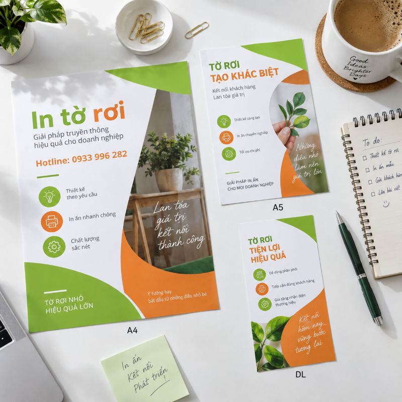 In tờ rơi giá rẻ theo yêu cầu tại TPHCM