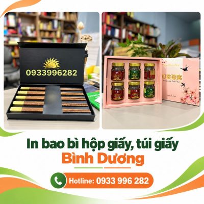 In bao bì hộp giấy, túi giấy Bình Dương
