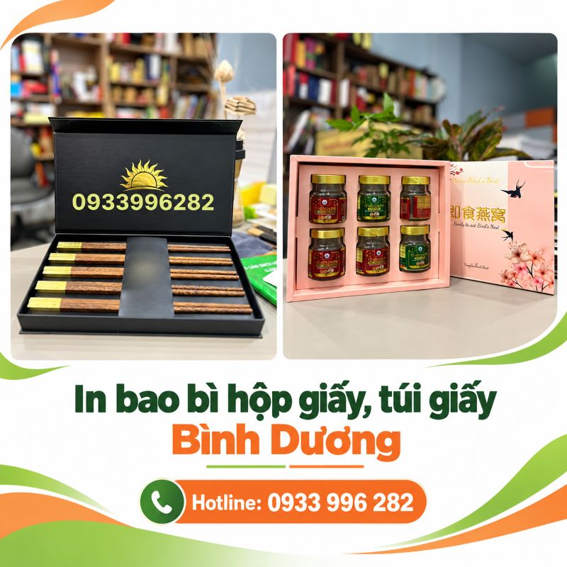 In bao bì hộp giấy, túi giấy Bình Dương