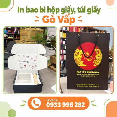 In bao bì hộp giấy, túi giấy Gò Vấp