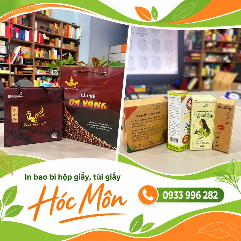 In bao bì hộp giấy, túi giấy Hóc Môn
