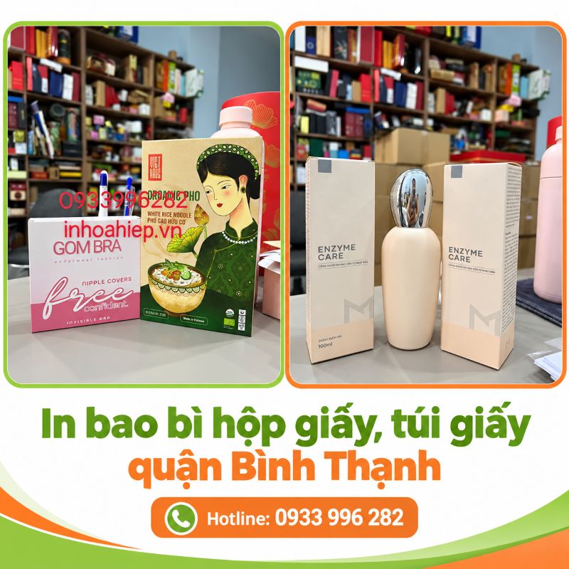 In bao bì hộp giấy, túi giấy quận Bình Thạnh
